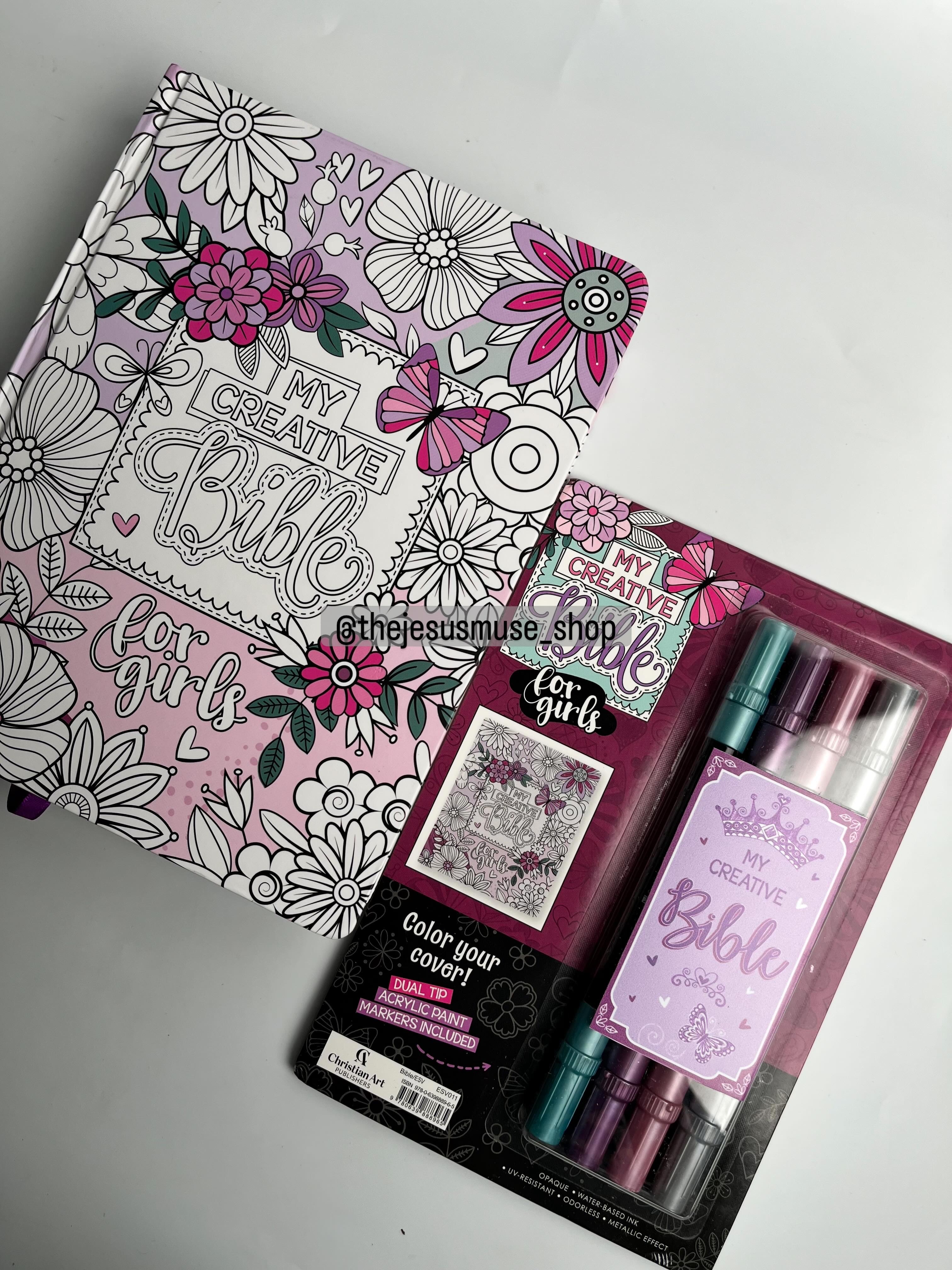 My Creative Bible for Girls-Color My Cover Edition