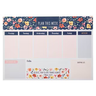 Give Thanks Always-Undated Planner Pad/Large