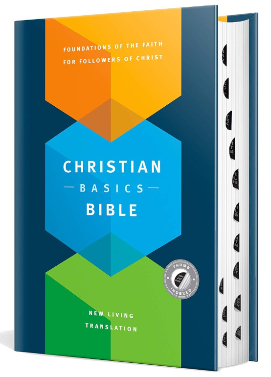 NLT CHRISTIAN BASICS BIBLE -Hardback/Indexed