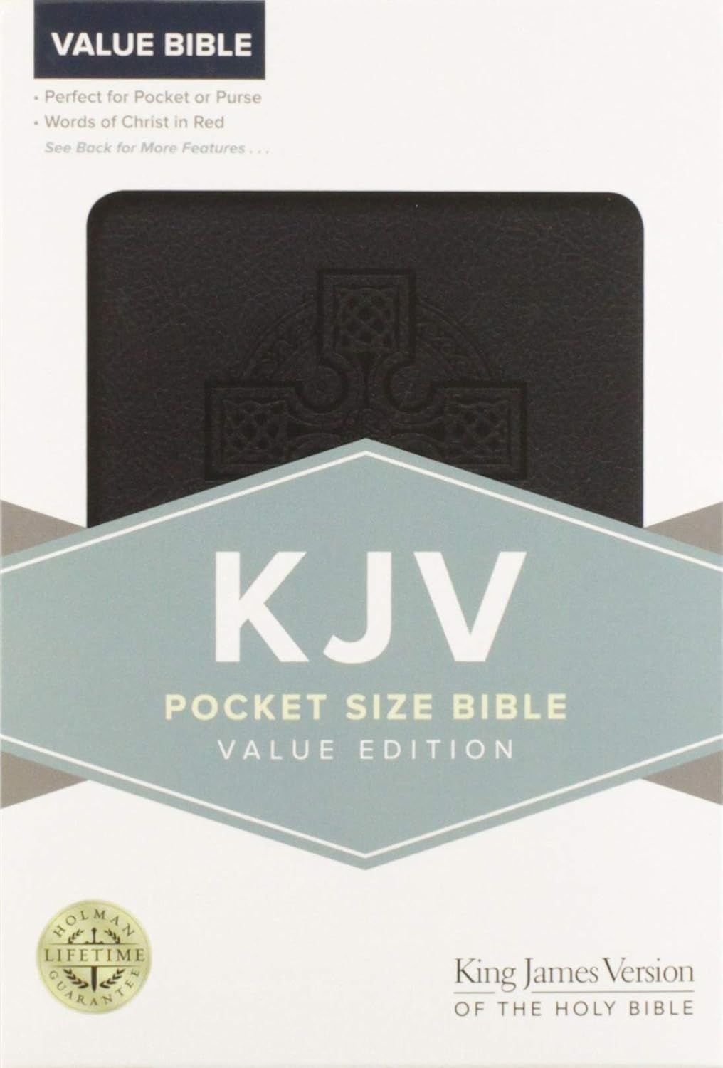 KJV Pocket Size Bible - Value Edition/ Black Leather soft
