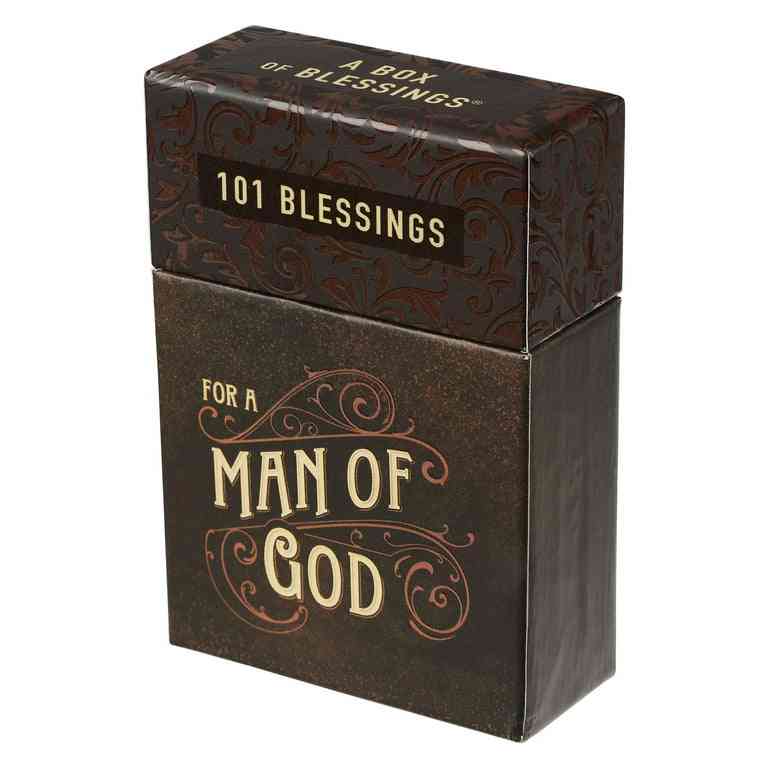 101 Blessings For A Man of God-Scripture Cards