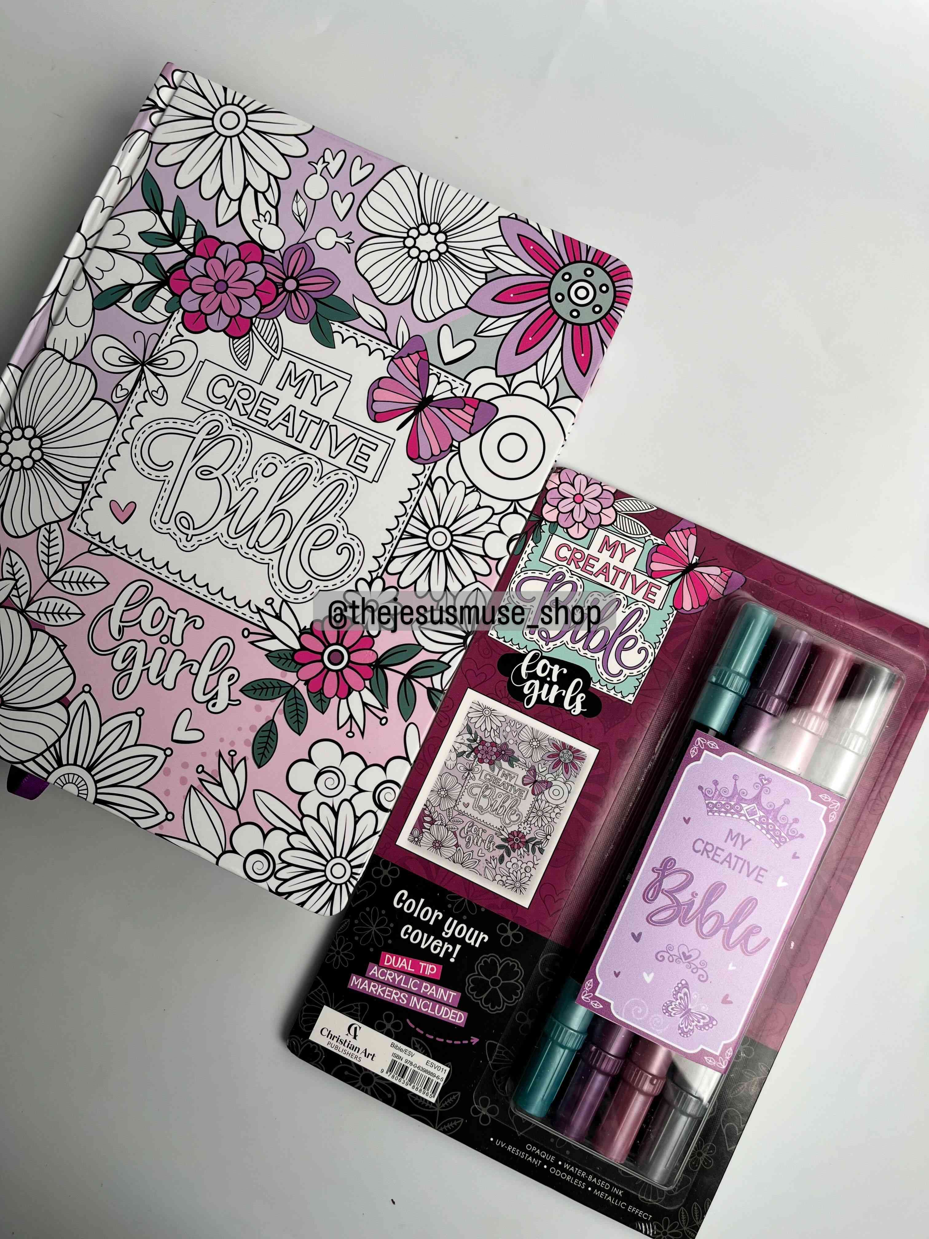 My Creative Bible for Girls-Color My Cover Edition