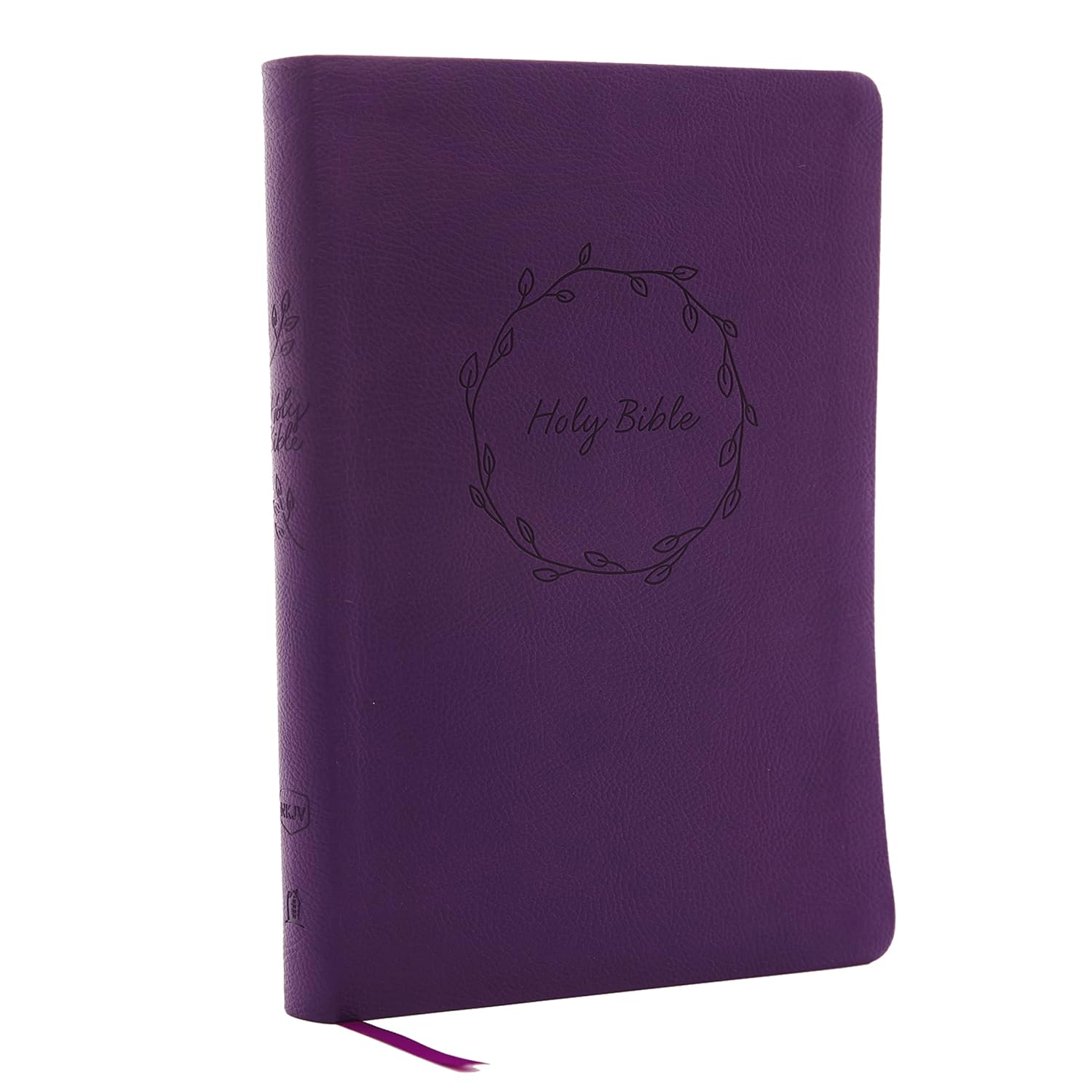 NKJV VALUE THINLINE BIBLE- Large Print/ Purple Leathersoft